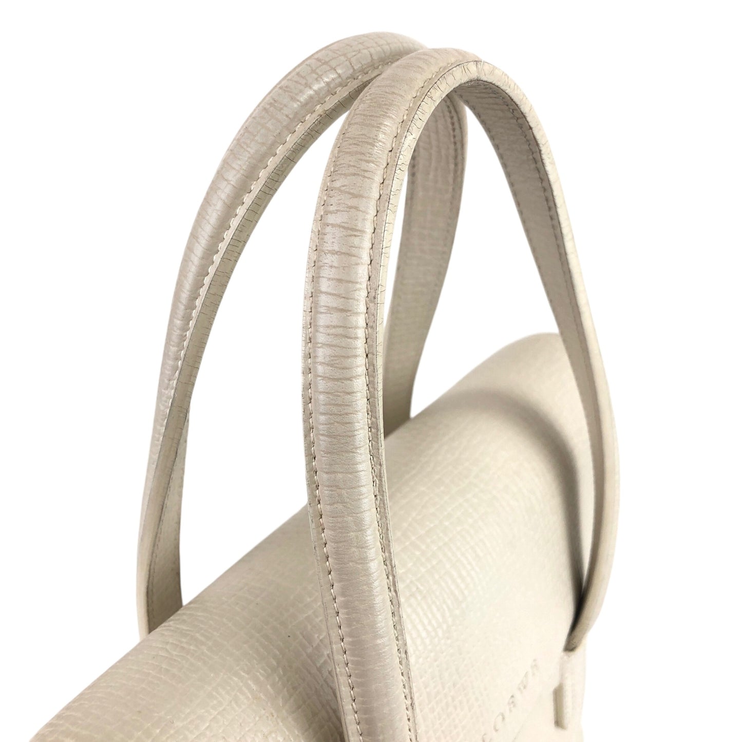 LOEWE Logo Handbag White Vintage gch7b5