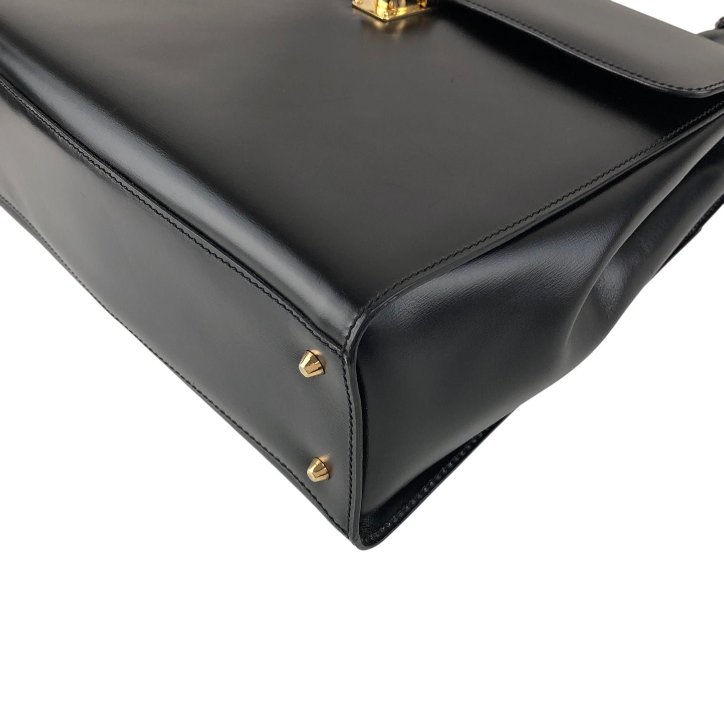 LOEWE Anagram Handbag Black Vintage c8uyvx