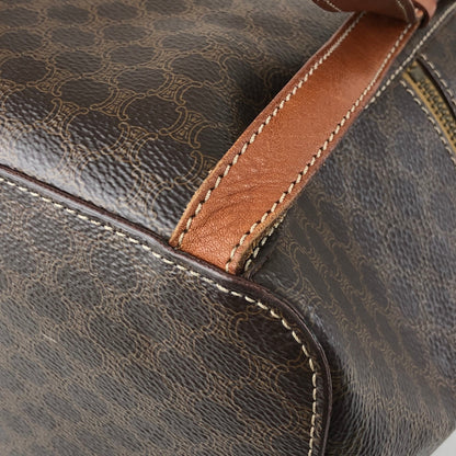 CELINE Macadam Triomphe Backpack Brown Vintage sd2tgi