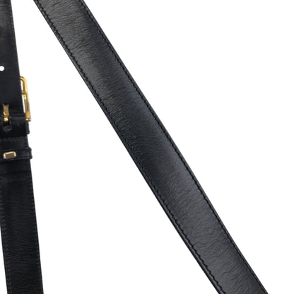 CELINE Horse Carriage Crossbody Shoulder bag Black Vintage zkdk65