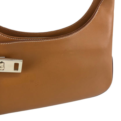 Salvatore Ferragamo Gancini Shoulder bag Brown Vintage 6kjzn6
