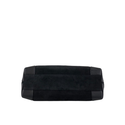 CELINE Triomphe Metal Closure Shoulder bag Black Vintage vxya2a