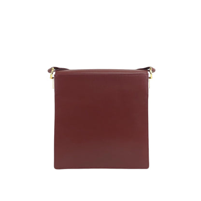 Cartier Logo Shoulder bag Bordeaux Vintage y47tms