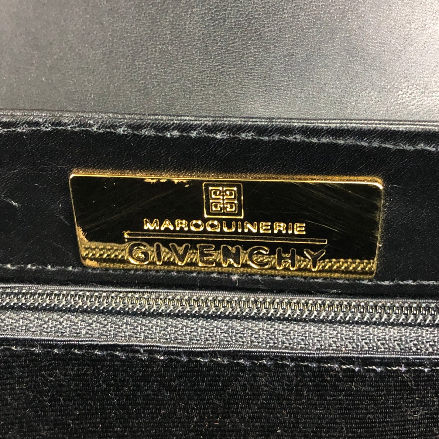 GIVENCHY Handbag Vanity bag Black Vintage tba8s3