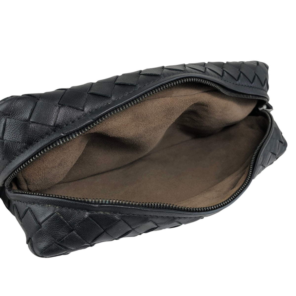 Bottega Veneta Intrecciato Shoulder bag Black Vintage 37ps5x