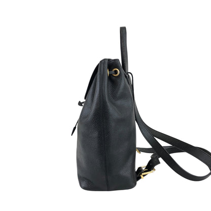 CELINE Toggle Clasp Backpack Black Vintage u7henu