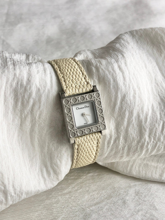 Christian Dior Watch Beige Vintage ekdwbj