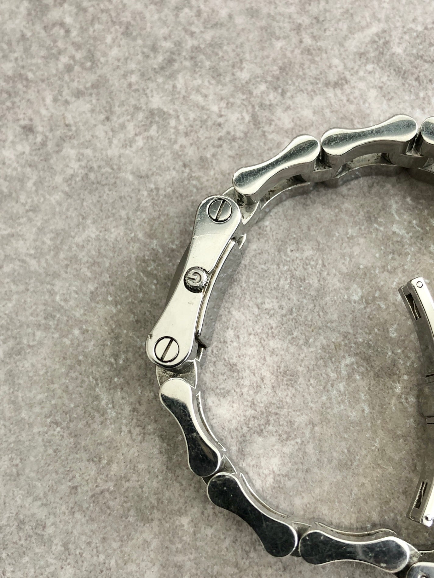 GUCCI Quartz Watch Silver 2305L Vintage b3kz6g