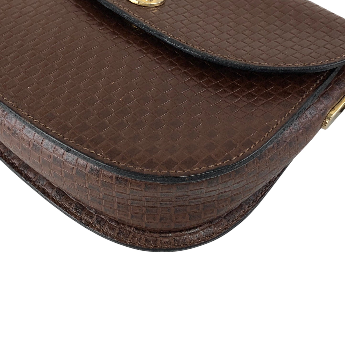 CELINE Triomphe Small Shoulder bag Brown Vintage mgieg8