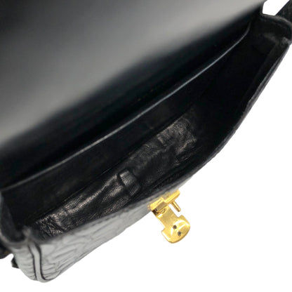 CELINE Triomphe Shoulder bag Black Vintage vtsptj