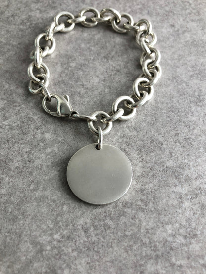 Tiffany & Co. SILVER925 Bracelet Silver Vintage vb85t6