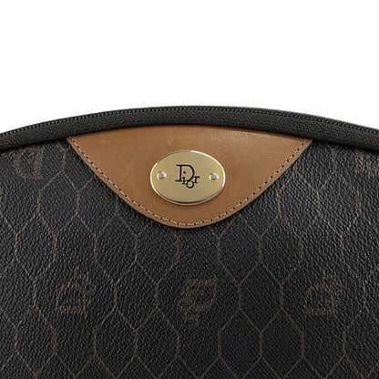 Christian Dior Honeycomb Pattern Chain Shoulder bag Black Vintage zmyrym