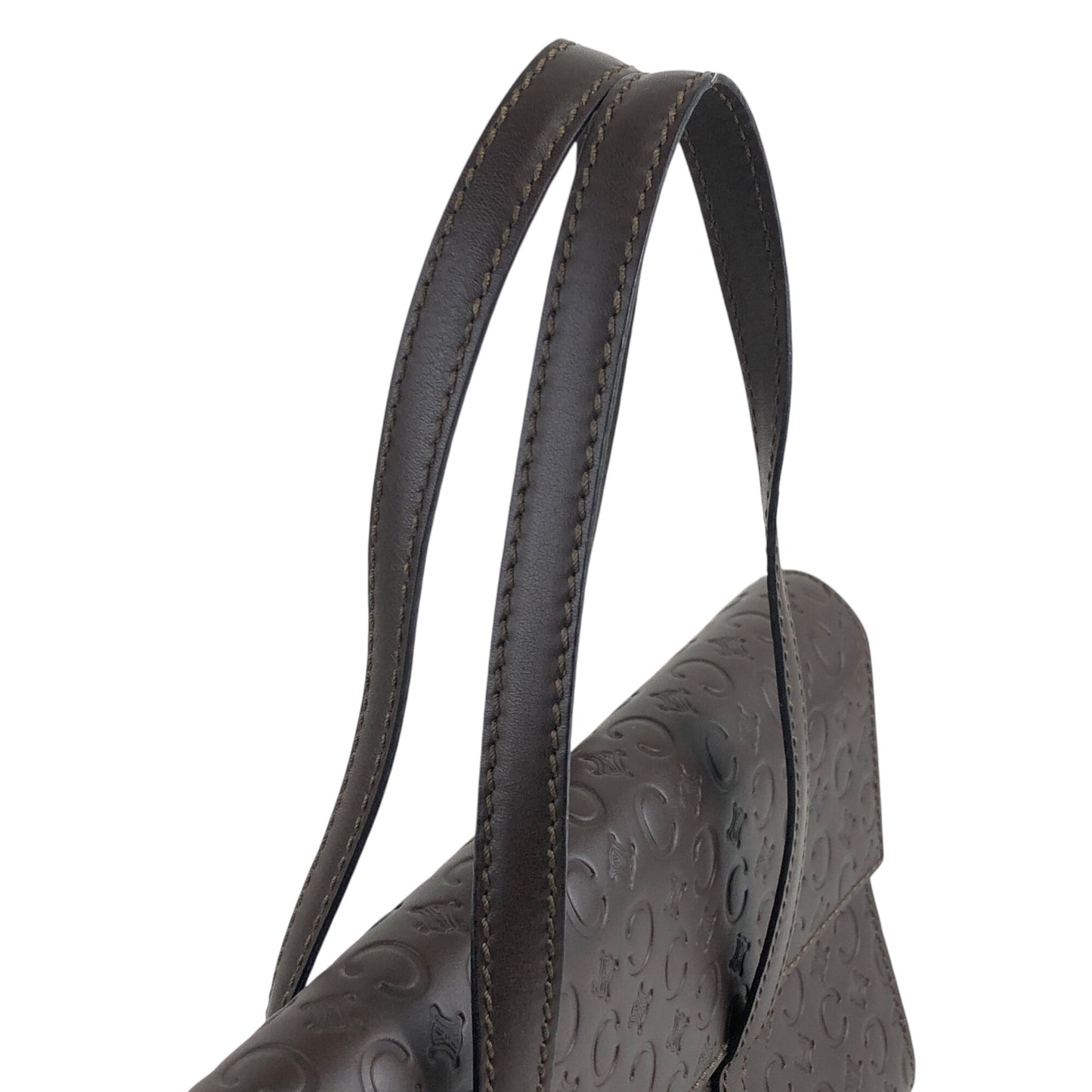 CELINE Handbag Brown Vintage ksjjkd