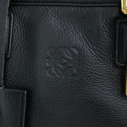 LOEWE Amazona28 Anagram Handbag Boston bag Black Vintage 4ve2yy