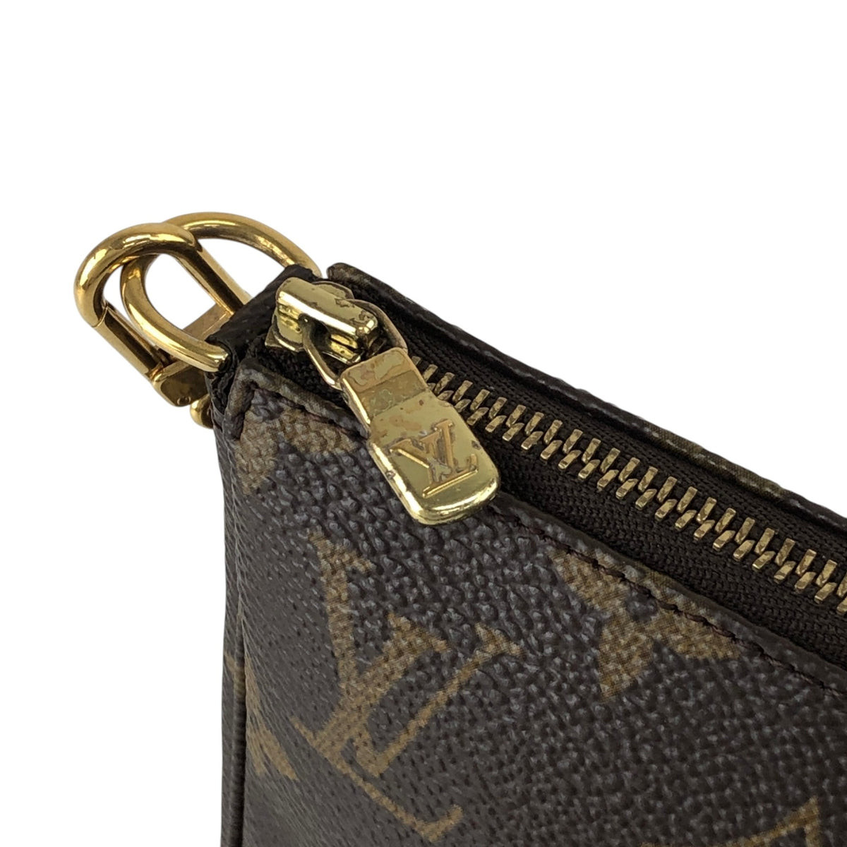 LOUIS VUITTON Monogram Small Handbag Brown M51980 Vintage 3w2pzj