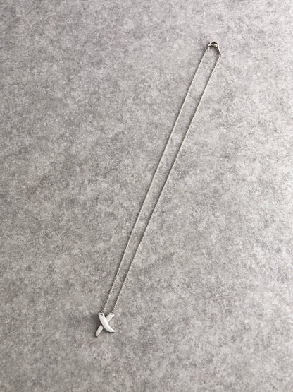 Tiffany & Co. SILVER925 Necklace Silver Vintage tt6fbu