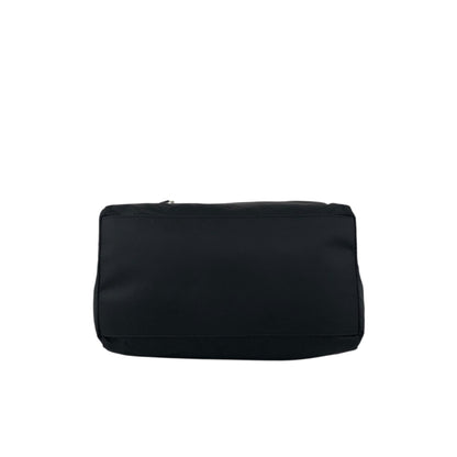 PRADA Tessuto Triangle Logo Handbag Black Vintage 4j6bkz