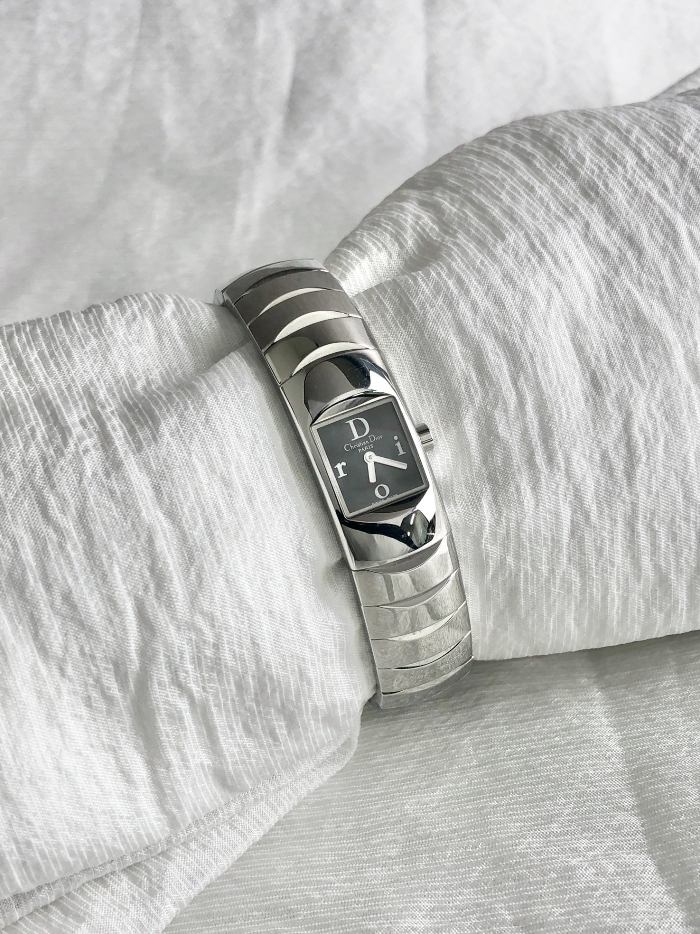 Christian Dior Watch Silver D102-100 Vintage bh627h