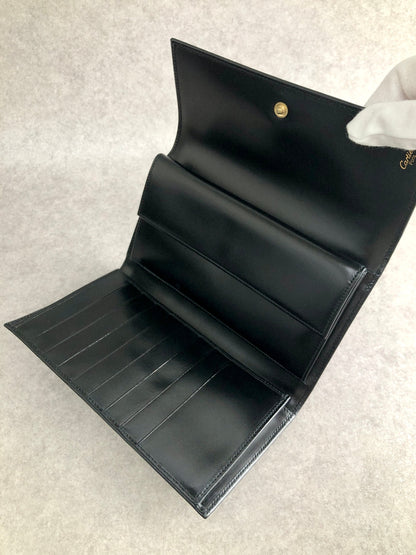 Cartier Trifold Wallet Black Vintage wfic4i