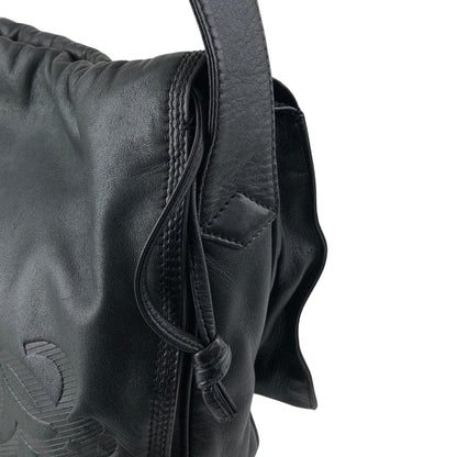 LOEWE Anagram Shoulder bag Black Vintage cdbjnf