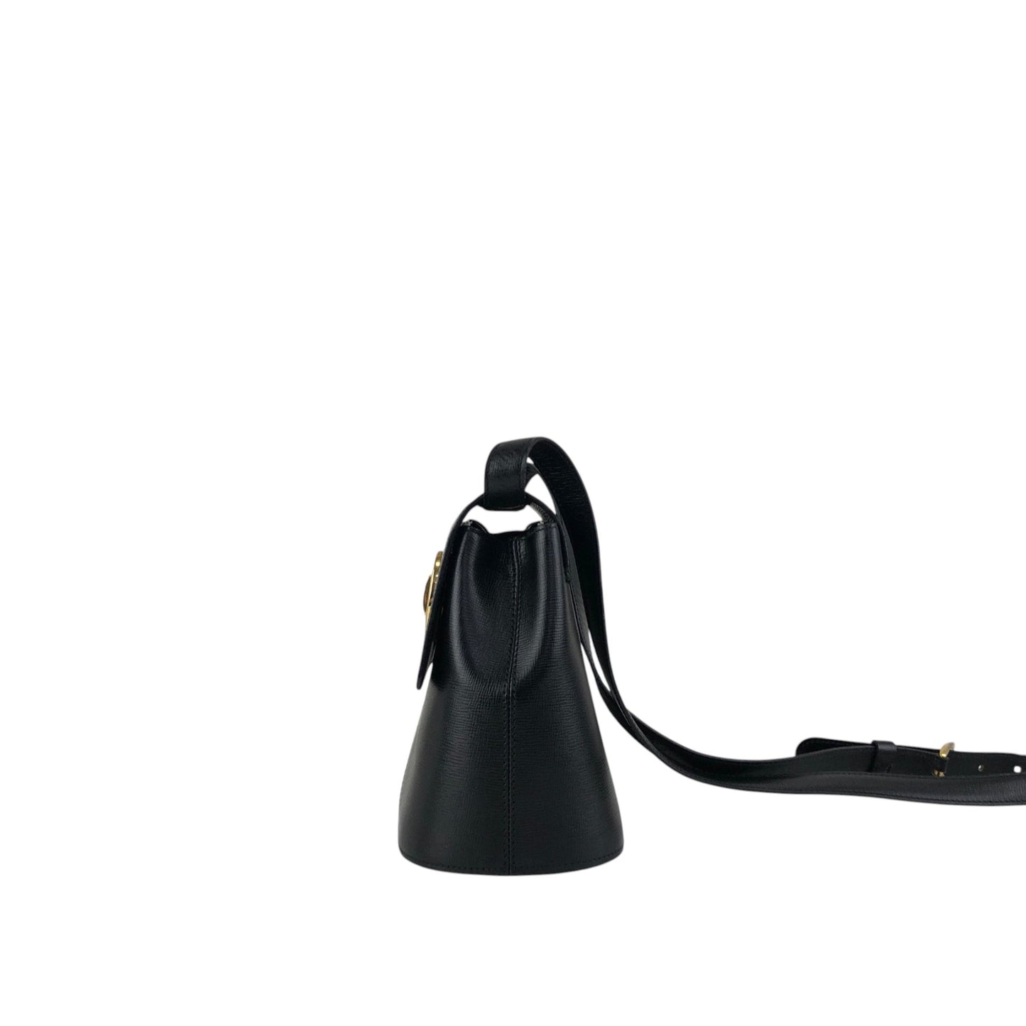 Christian Dior Turn Lock Shoulder bag Black Vintage rz2umb