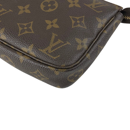 LOUIS VUITTON Monogram Handbag Brown M51980 Vintage vct2e6