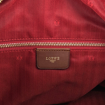 LOEWE Anagram Two-way Boston bag Shoulder bag Brown Vintage c288vn