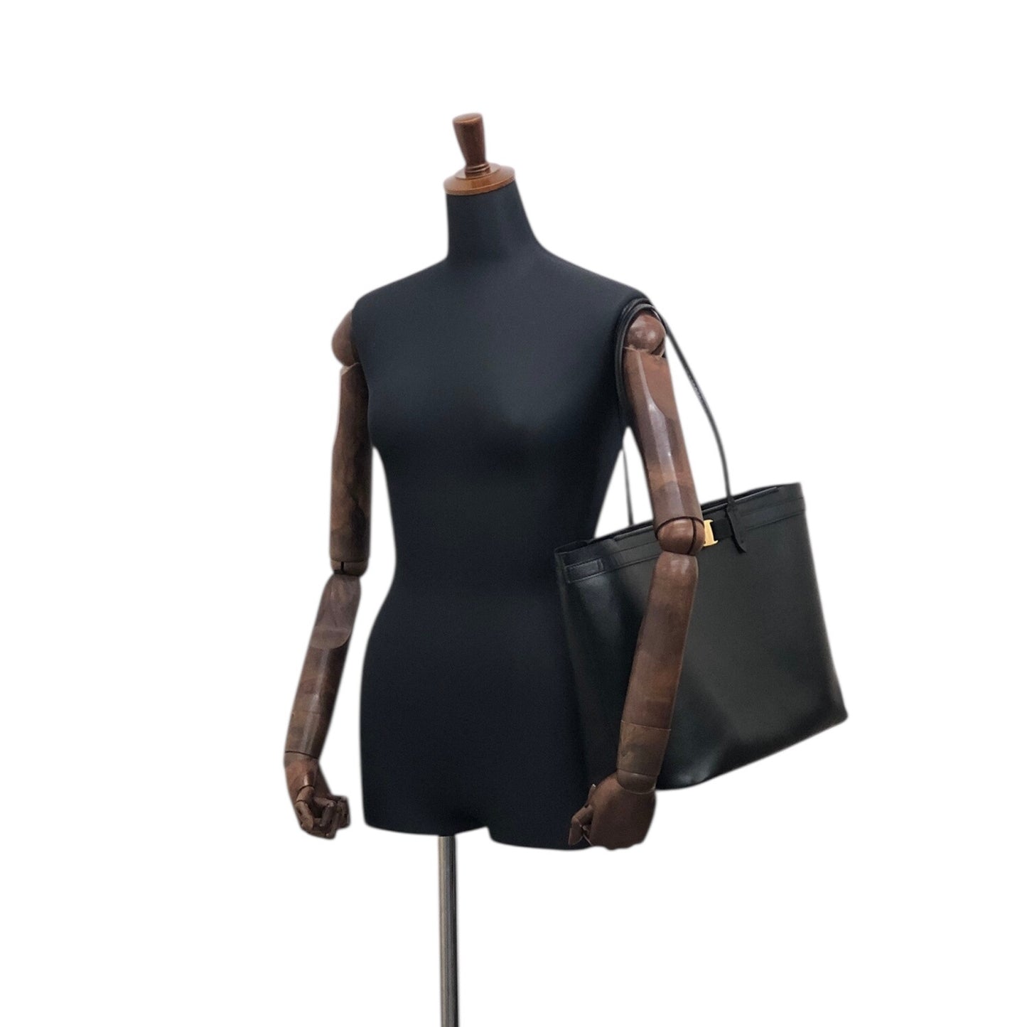 Salvatore Ferragamo Vala Totebag Black Vintage 8dgiw2