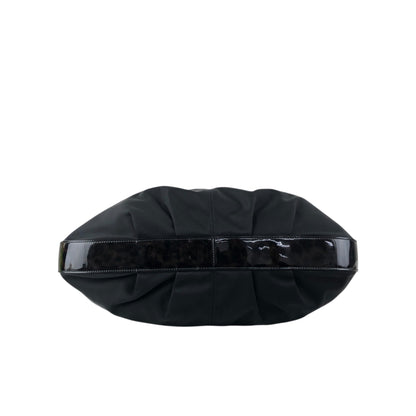 Salvatore Ferragamo Vala Ribbon Shoulder bag Black Vintage xwnsuw