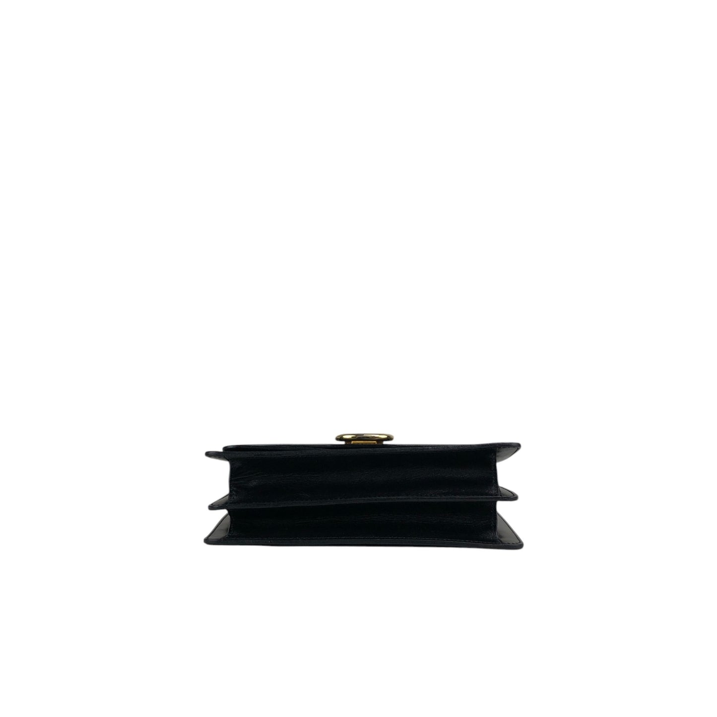 CELINE Gancini Handbag Black Vintage pvi8pi