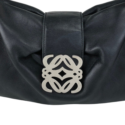 LOEWE Anagram Handbag Shoulder bag Black Vintage pk4pvs