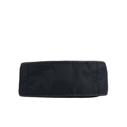 PRADA Triangle Logo Shoulder bag Hobobag Black Vintage yctb4y