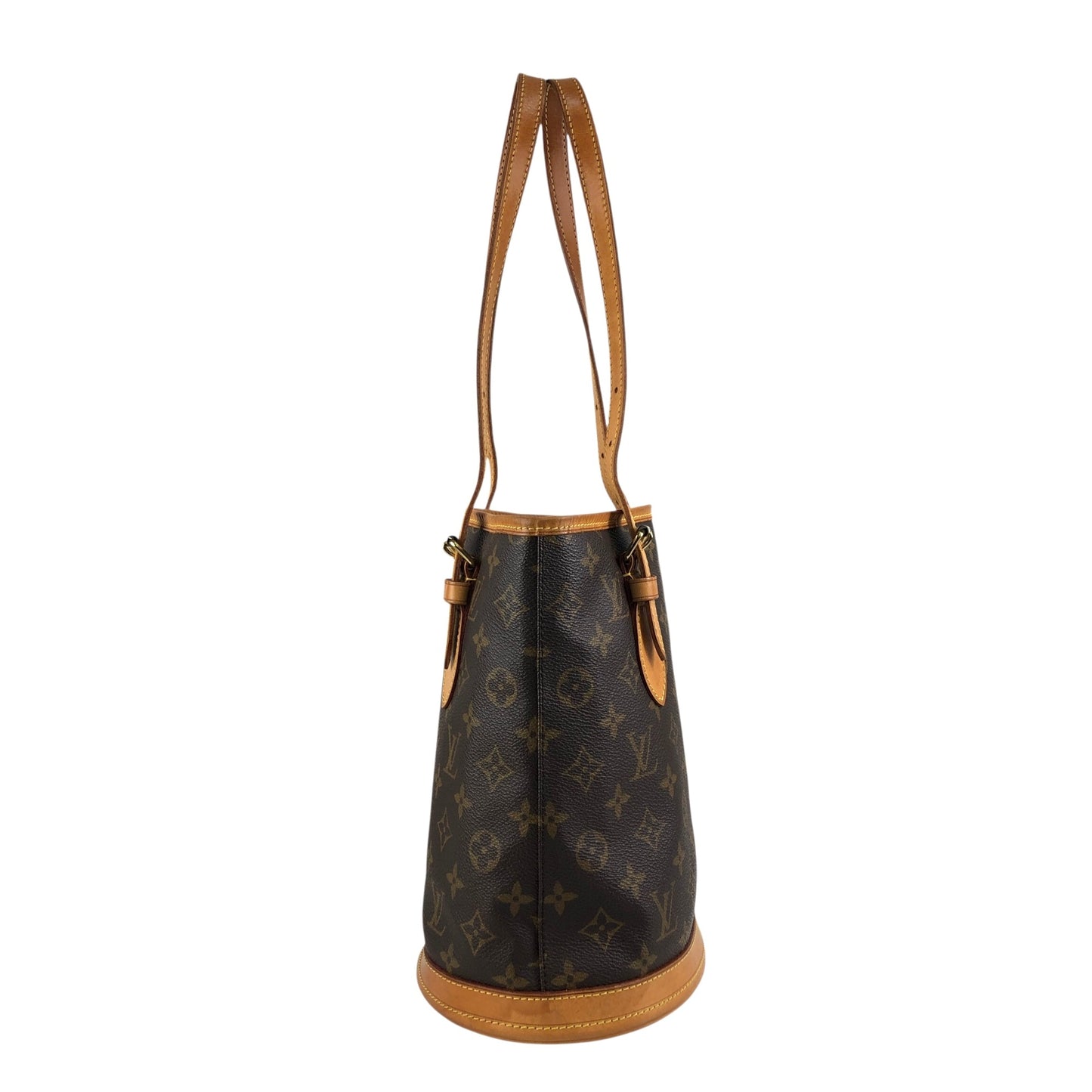 LOUIS VUITTON Monogram Handbag Brown M42238 Vintage wxysxm
