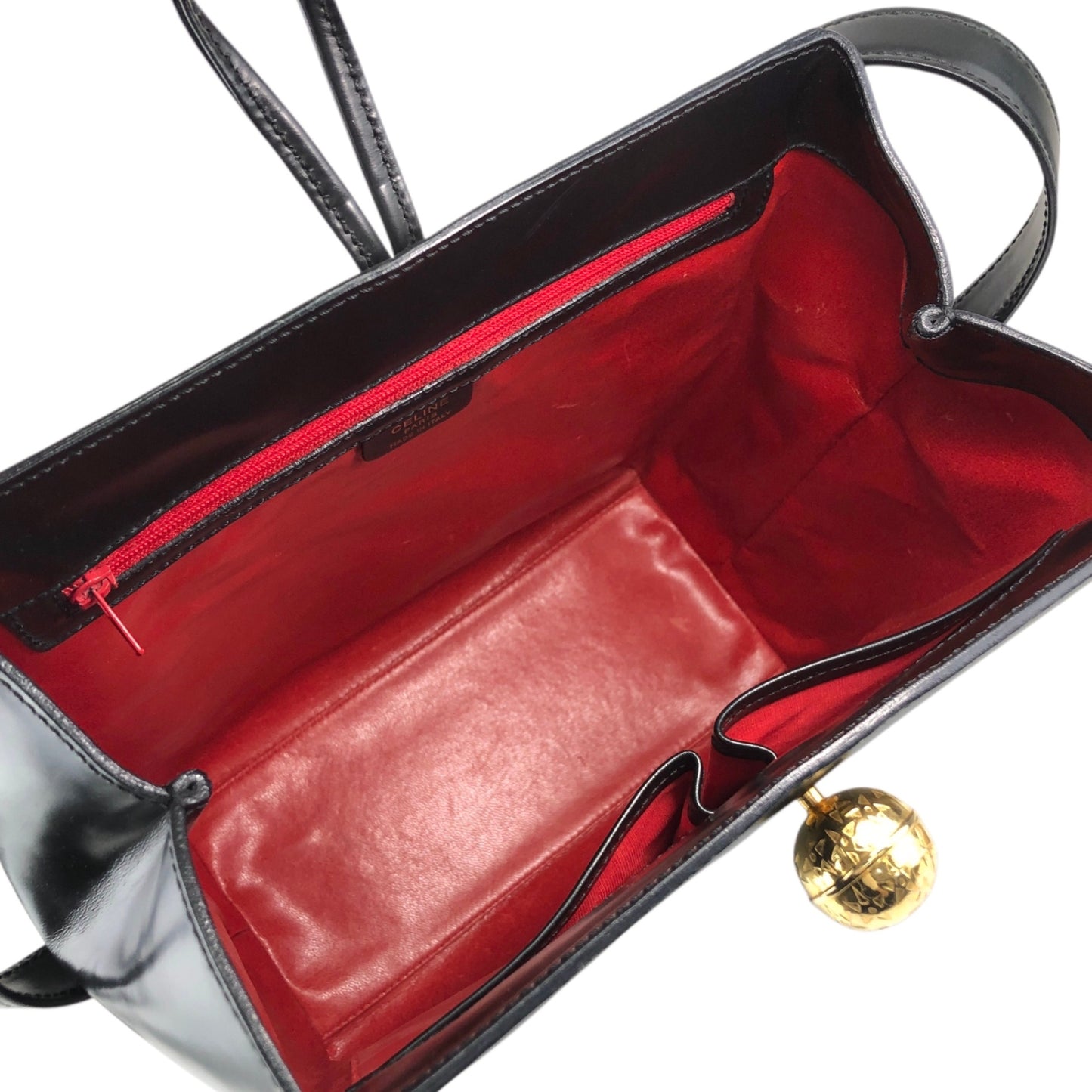 CELINE Starball Shoulder bag Black Vintage eay7uv