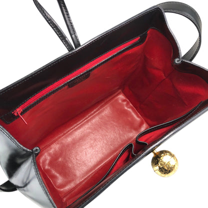 CELINE Starball Shoulder bag Black Vintage eay7uv