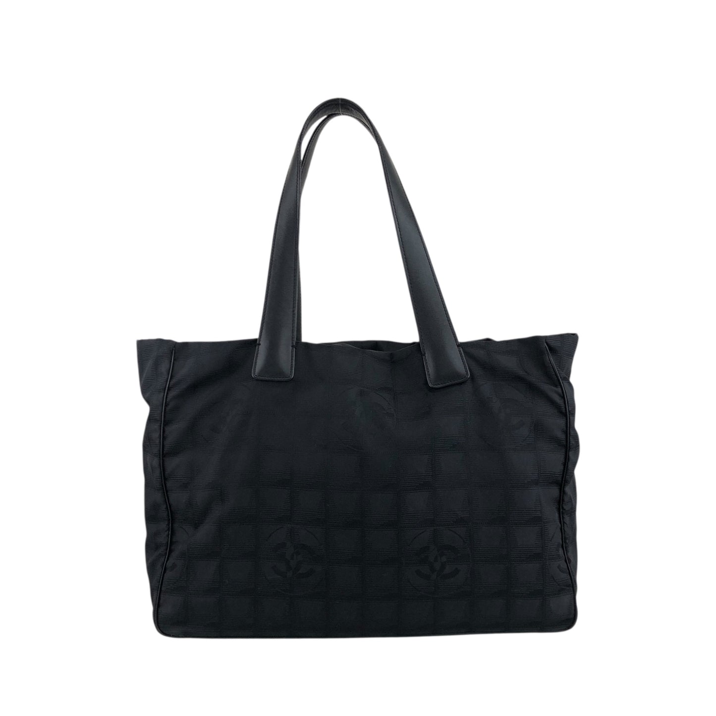 CHANEL New Travel Line Totebag Black Vintage vgc5rp