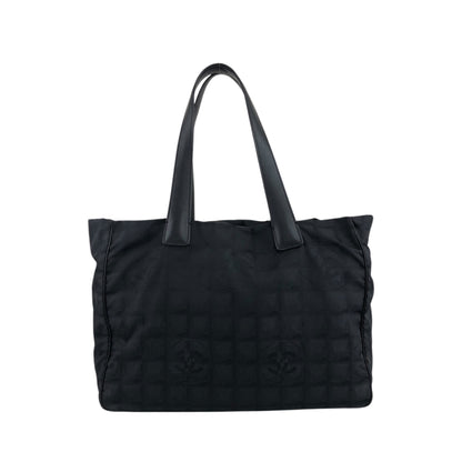 CHANEL New Travel Line Totebag Black Vintage vgc5rp
