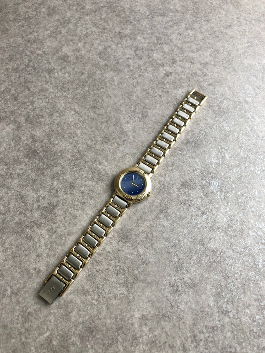Yves Saint Laurent Quartz Watch Silver×Gold Vintage x54af4