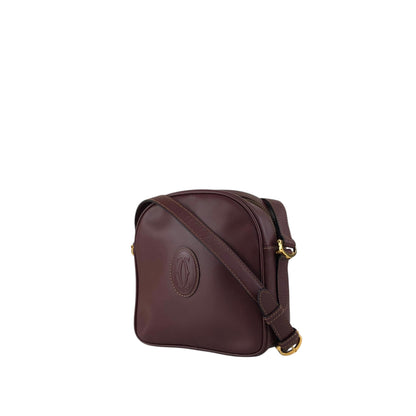 Cartier Logo Shoulder bag Bordeaux Vintage mvp2iy