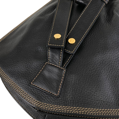 LOEWE Anagram Backpack Black Vintage 53w2pp