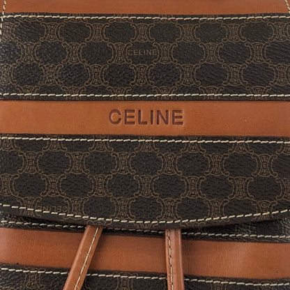 CELINE Macadam Backpack Brown Vintage j5v54w
