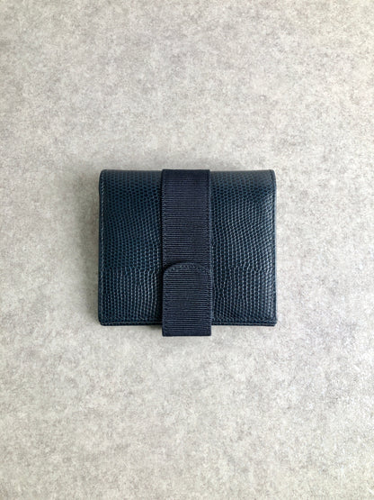 Salvatore Ferragamo Logo Folded Wallet Black Vintage bgm2d8