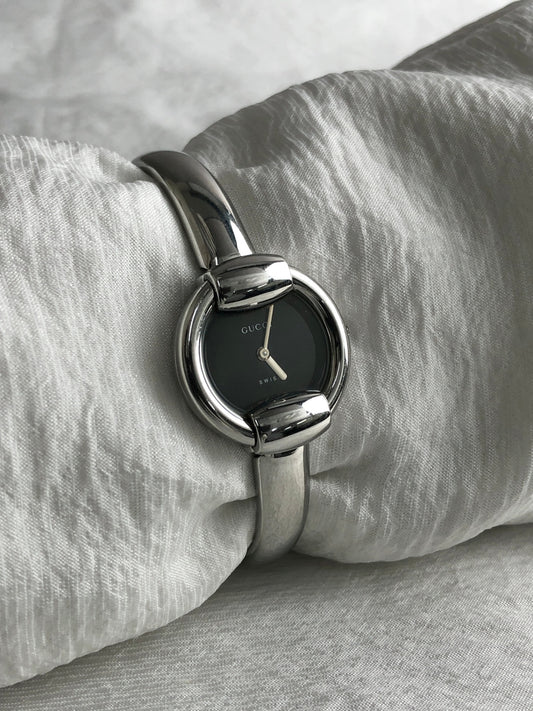 GUCCI Watch Silver 1400ＬVintage 2ky8ci