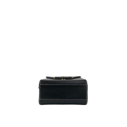 Christian Dior CD Logo Small Shoulder bag Black Vintage esfjwx