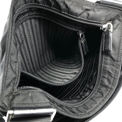 PRADA Triangle Logo Shoulder bag Black Vintage jbnjag