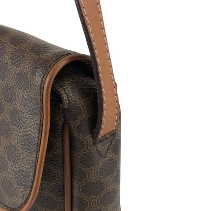 CELINE Macadam Blason  Shoulder bag Brown Vintage t38p84