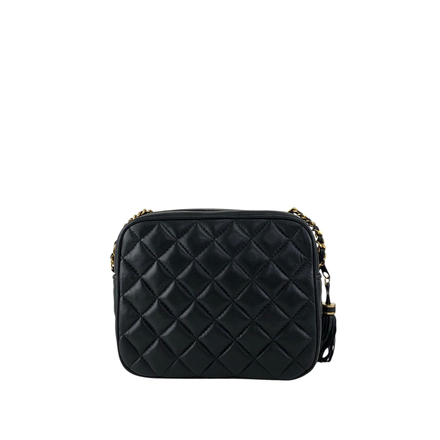 GIVENCHY Logo Chain Shoulder bag Black Vintage nrau2r