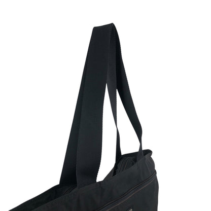 PRADA Tessuto Triangle Logo Shoulder bag Totebag Black Vintage sxxj7i