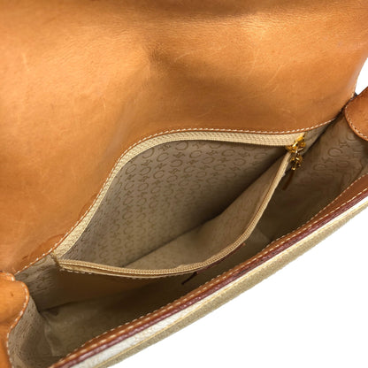 CELINE Macadam Backpack White Vintage w8wdat