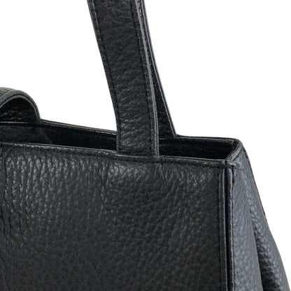 Yves Saint Laurent Logo Handbag Black Vintage zcepw5